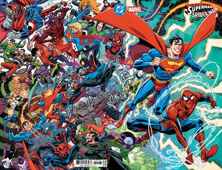 DC / Marvel: Superman / Spider-Man #1 Cover O Scott Koblish Wraparound Variant