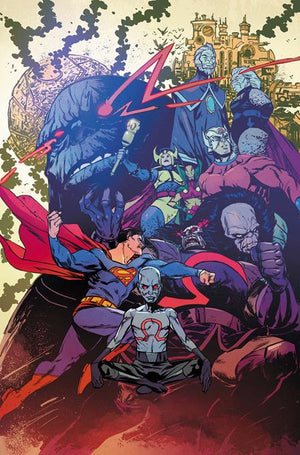 DC ALL IN SAGA DARKSEID VS THE WORLD #1 (ONE SHOT) CVR A SANFORD GREENE