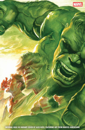 The Infernal Hulk #8 Alex Ross Marvel Dimensions Virgin Variant