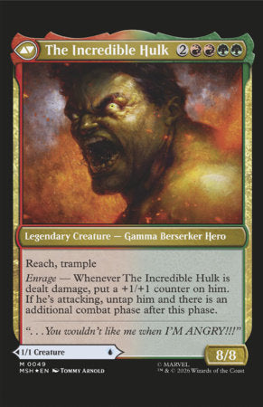 The Infernal Hulk #8 Tommy Arnold Magic: the Gathering Variant