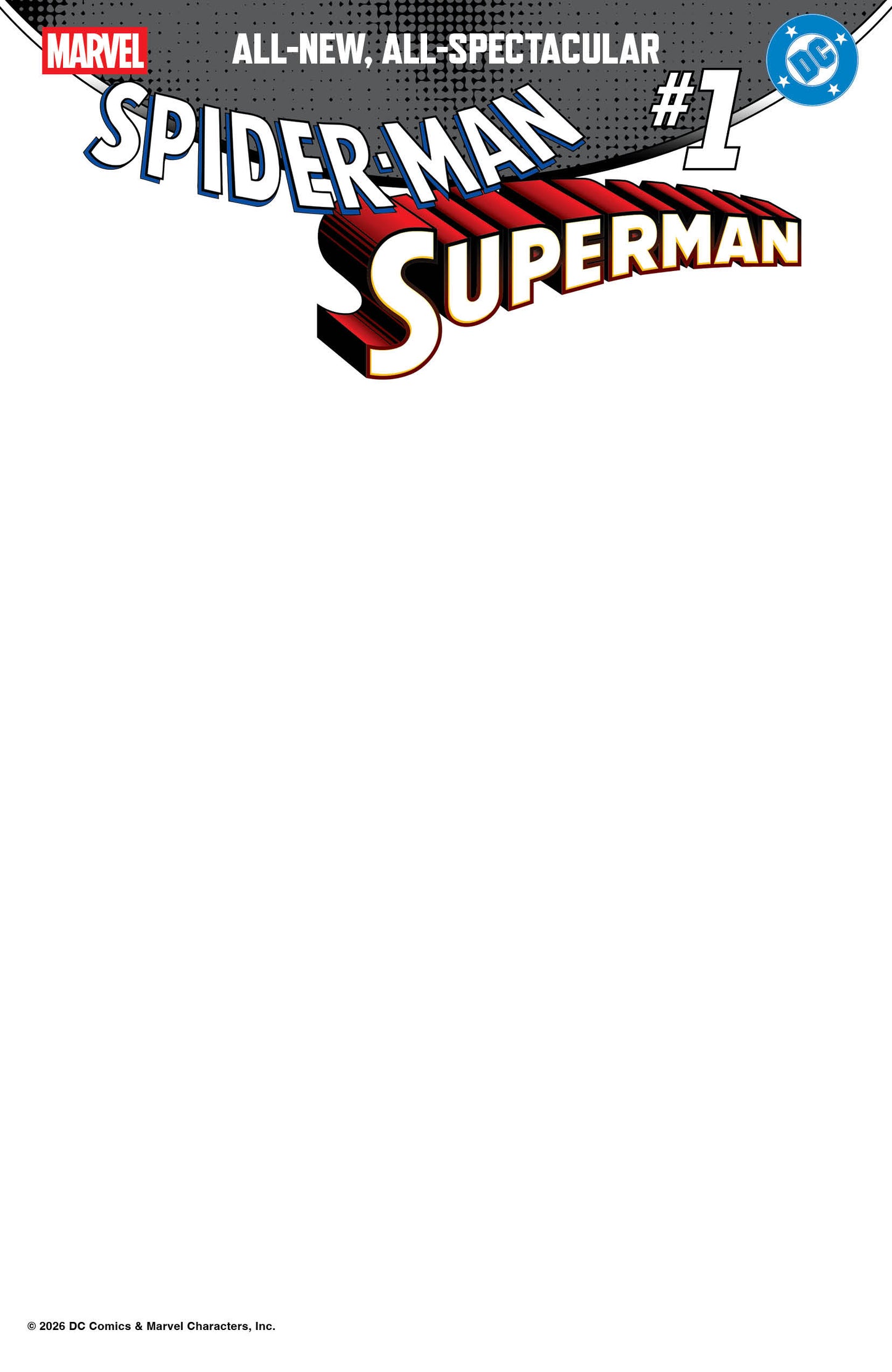 Marvel / DC: Spider-Man / Superman #1 Blank Variant