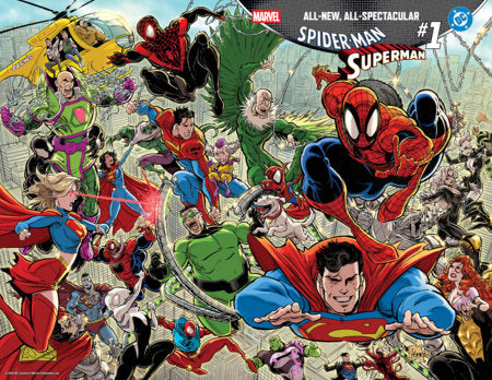 Marvel / DC: Spider-Man / Superman #1 Kaare Andrews Wraparound Variant