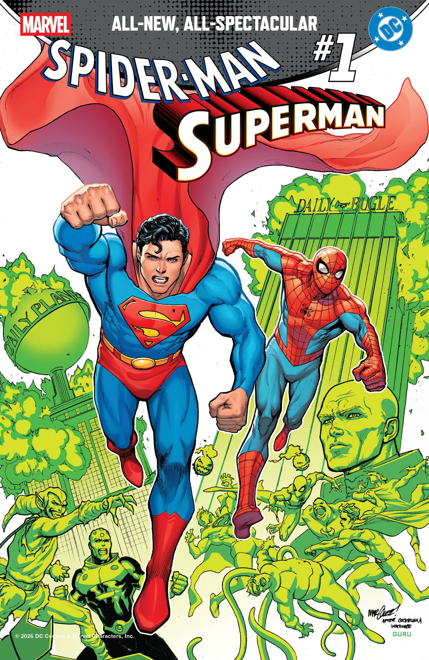 Marvel / DC: Spider-Man / Superman #1 David Marquez Homage Variant