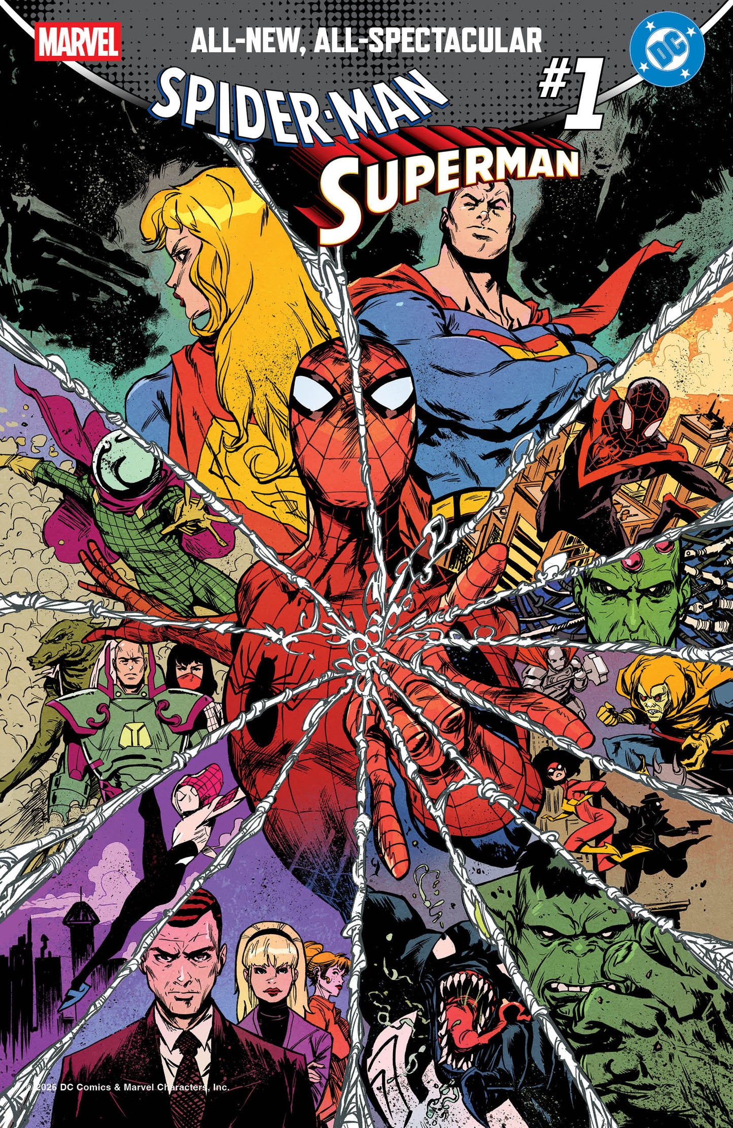 Marvel / DC: Spider-Man / Superman #1 Sanford Greene Homage Variant