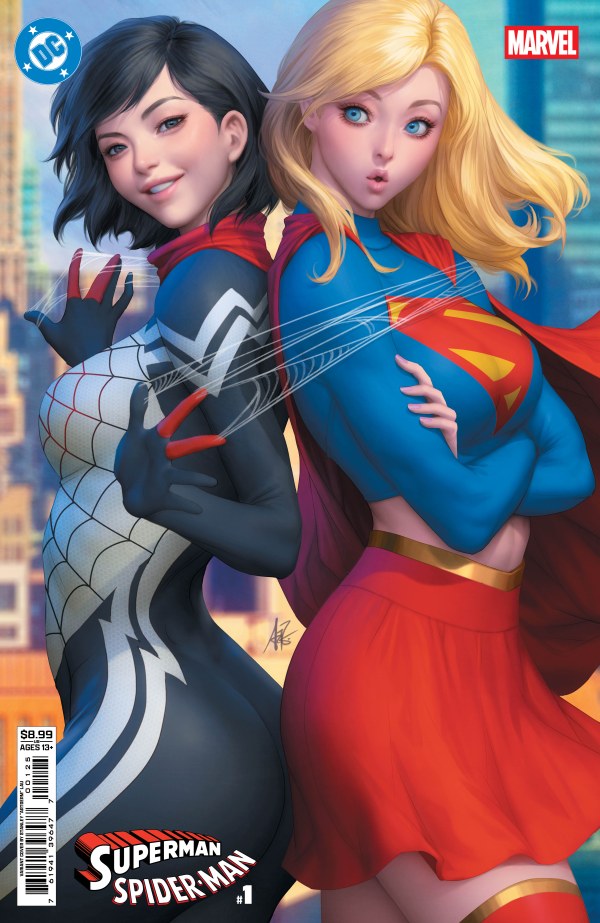 DC / Marvel: Superman / Spider-Man #1 Cover M Stanley 'Artgerm' Lau Variant