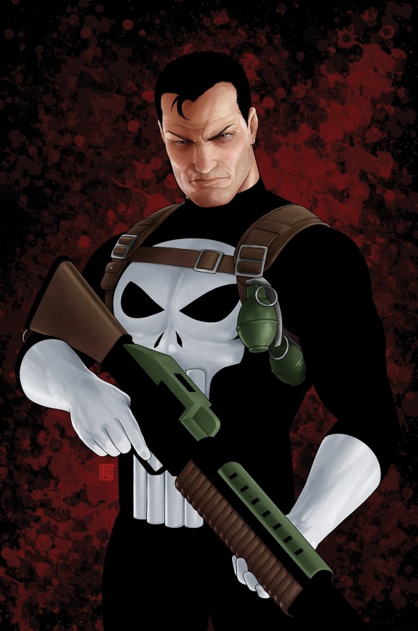 Punisher #1 2nd Printing John Tyler Christopher Negative Space Virgin Variant