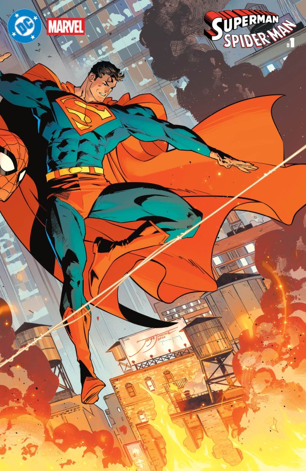 DC / Marvel: Superman / Spider-Man #1 Cover X Jorge Jiménez Wraparound Variant