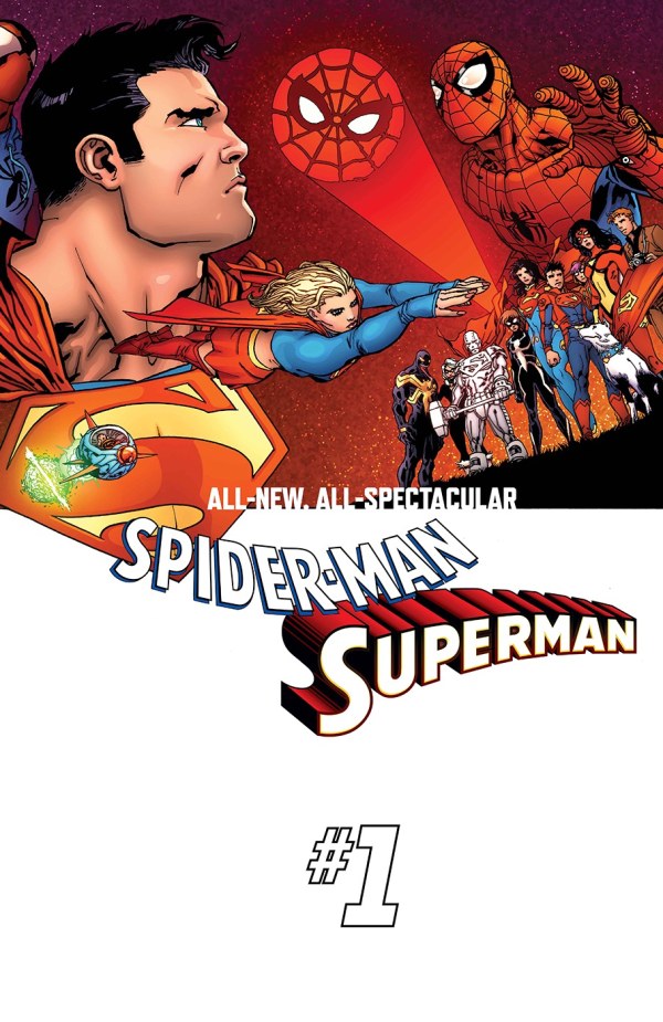 Marvel / DC: Spider-Man / Superman #1 1:25 Giuseppe Camuncoli Homage Wraparound Variant