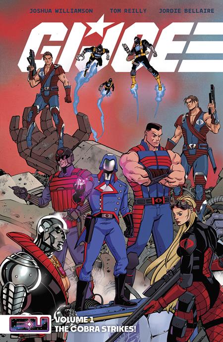 GI Joe TP Vol. 01 The Cobra Strikes Direct Market Exclusive Tom Reilly Red Cvr - Cover