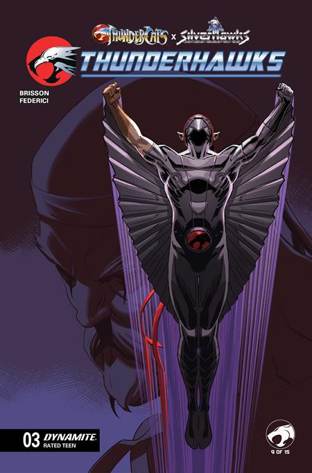 Thundercats x Silverhawks Thunderhawks #3 Declan Shalvey Variant - Cover