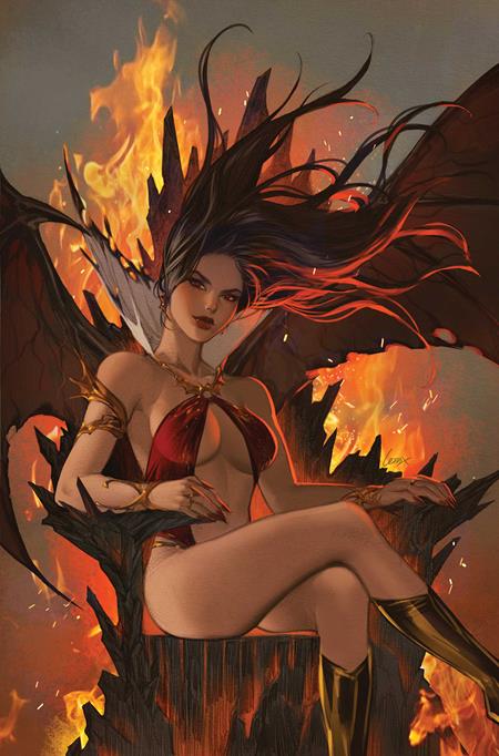Vampirella Armageddon #12 Cover H 1:15 Lesley Leirix Li Virgin Variant - Cover