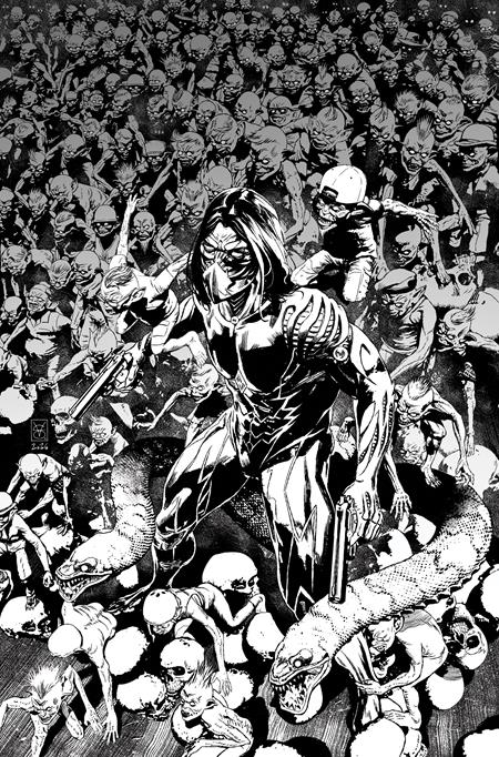 Darkness #6 Cover D 1:50 Valerio Giangiordano B&W Variant - Cover