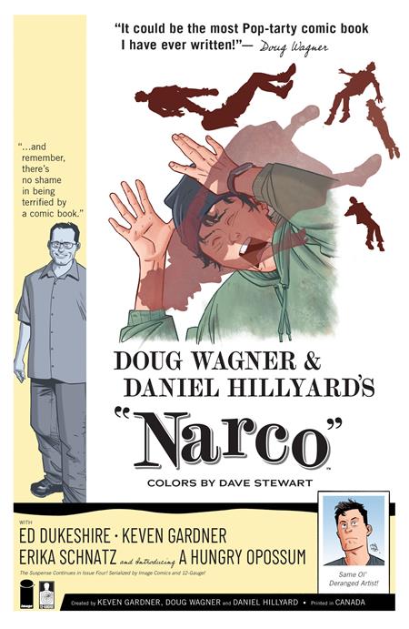 Narco #4 Daniel Hillyard & Dave Stewart Hitchcock Homage Variant - Cover