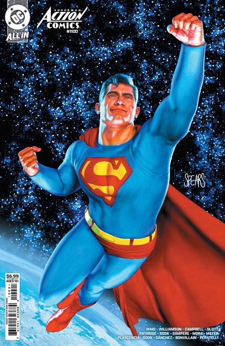ACTION COMICS #1100 CVR B MARK SPEARS CARD STOCK VAR (DC K.O.) — Cover