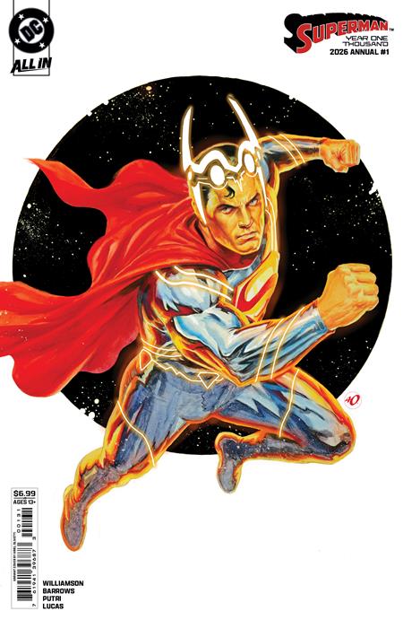 Superman 2026 Annual: Year One Thousand #1 Cover C Ariel Olivetti Variant — Cover