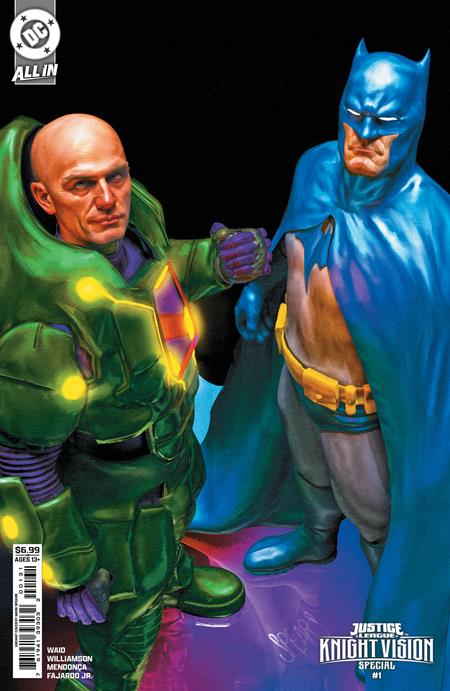 JUSTICE LEAGUE KNIGHT VISION SPECIAL #1 (ONE SHOT) CVR C MARK SPEARS CARD STOCK VAR — Cover