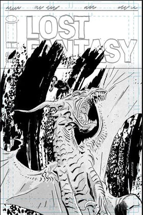 LOST FANTASY #12 CVR C INC 1:25 ALEX DIOTTO RAW ART VAR