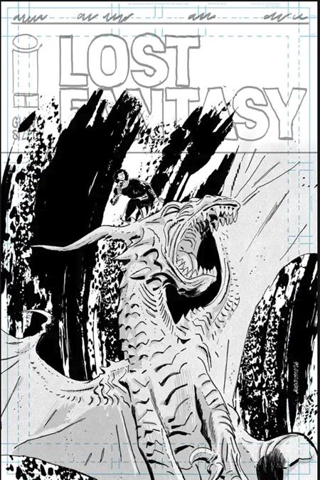 LOST FANTASY #12 CVR C INC 1:25 ALEX DIOTTO RAW ART VAR — Cover