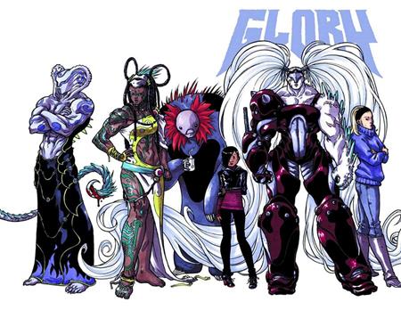 GLORY TP VOL 01 THE ONCE & FUTURE DESTROYER (MR) — Cover