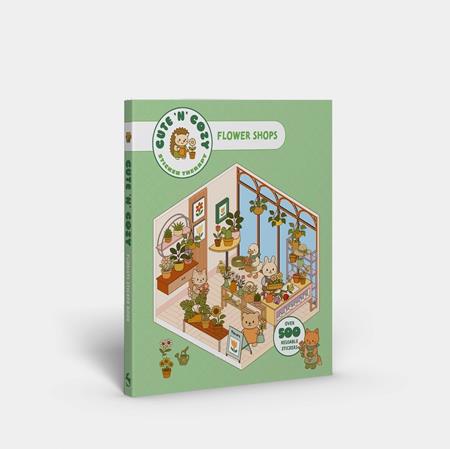 Cute N Cozy Sticker Therapy Flower Shop TP - Cover
