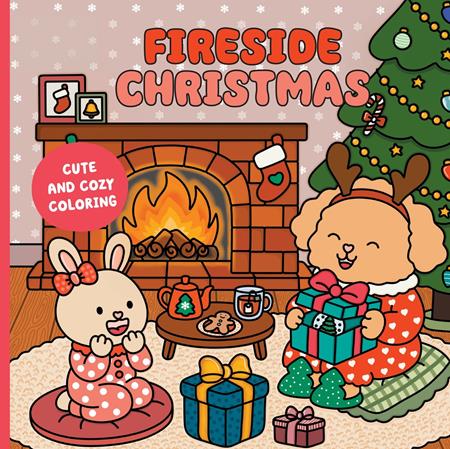 Fireside Christmas: A Cute & Cozy Coloring Book TP - Cover