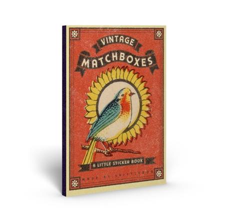 Vintage Matchboxes TP A Little Sticker Book - Cover