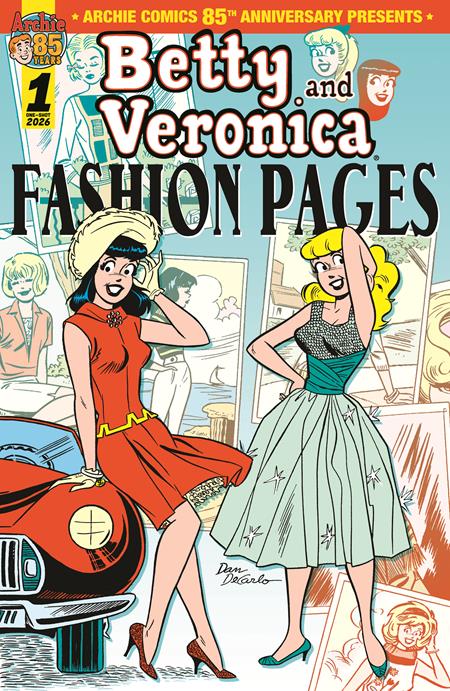 Archie Comics 85th Anniversary Presents Betty & Veronica Fashion Pages (One-Shot) Cvr A Dan Decarlo — Cover
