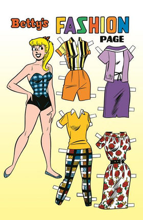 Archie Comics 85th Anniversary Presents Betty & Veronica Fashion Pages (One-Shot) Cvr B Dan Decarlo Betty Pin-Up Var