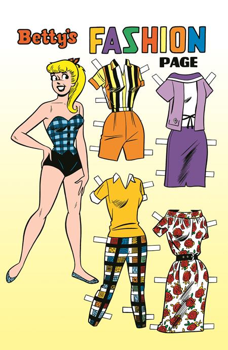 Archie Comics 85th Anniversary Presents Betty & Veronica Fashion Pages (One-Shot) Cvr B Dan Decarlo Betty Pin-Up Var - Cover