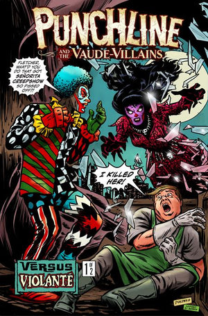 Punchline and the Vaude-Villains vs Violante #1 (Of 2) Cvr B Nik Poliwko Var