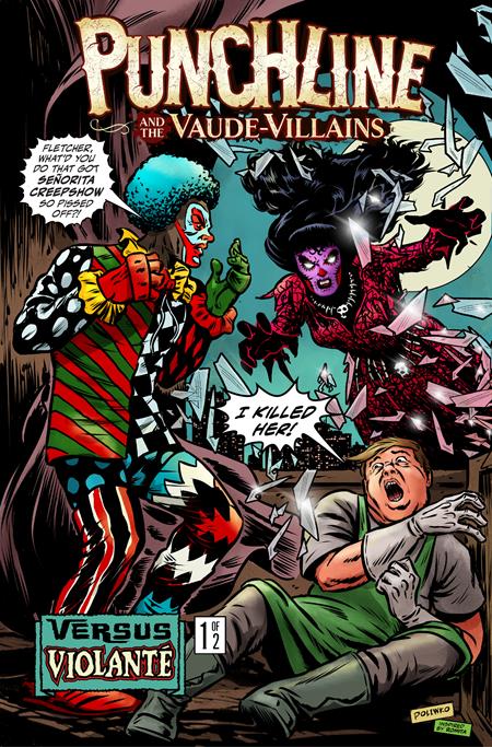 Punchline and the Vaude-Villains vs Violante #1 (Of 2) Cvr B Nik Poliwko Var - Cover