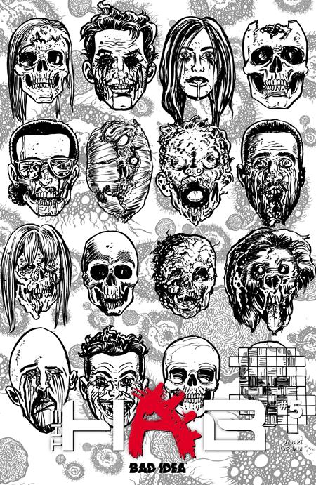 HAB #5 (OF 6) CVR E DAVID LAPHAM BW DEAD SKULLS VAR- Cover