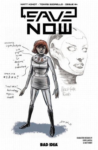 Save Now #4 (Of 4) Cvr B Lewis Larosa Matt Kindt Character Design Var