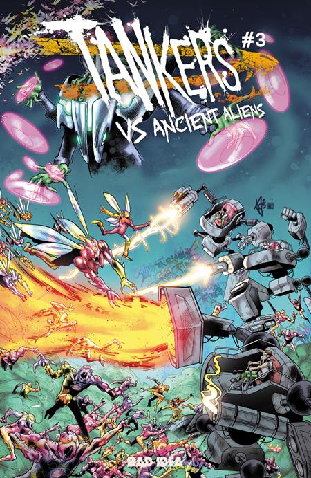 Tankers vs Ancient Aliens #3 (Of 4) Cvr A Frederica Mancin - Cover