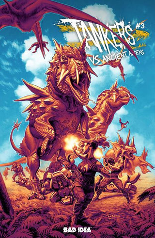 Tankers vs Ancient Aliens #3 (Of 4) Cvr B Lewis Larosa Var