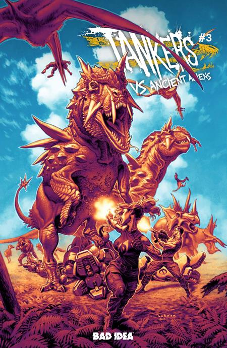 Tankers vs Ancient Aliens #3 (Of 4) Cvr B Lewis Larosa Var - Cover