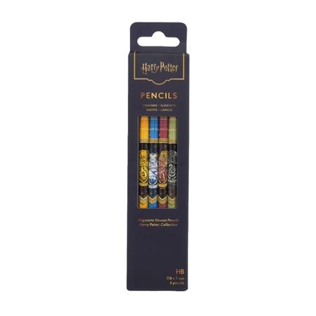Harry Potter Collection Hogwarts Houses Pencils 4 Pack - Cover