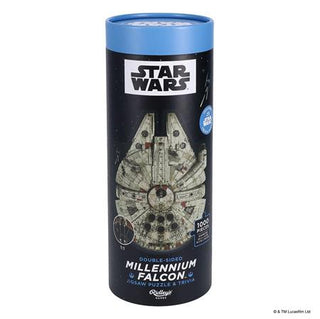 Star Wars Millennium Falcon Jigsaw Puzzle and Trivia