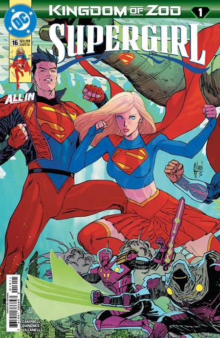 SUPERGIRL #16 CVR A GUILLEM MARCH CONNECTING (KINGDOM OF ZOD)- Cover