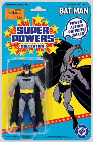 Detective Comics #27 Édition Fac-similé Couverture B Jason Geyer & Alex Saviuk Première apparition de Batman Figurine Super Powers Carte épaisse Var (2026)