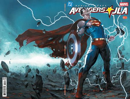 AVENGERS JLA #4 FACSIMILE EDITION CVR E GABRIELE DELL OTTO WRAPAROUND VAR- Cover