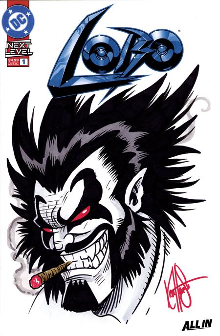 DF Lobo #1 Signed and Remarked by Ken Haeser - Cover