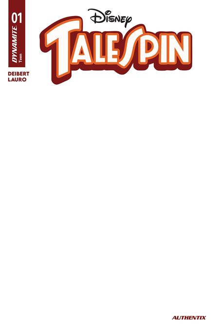 Talespin #1 Cvr G Blank Authentix Var - Cover