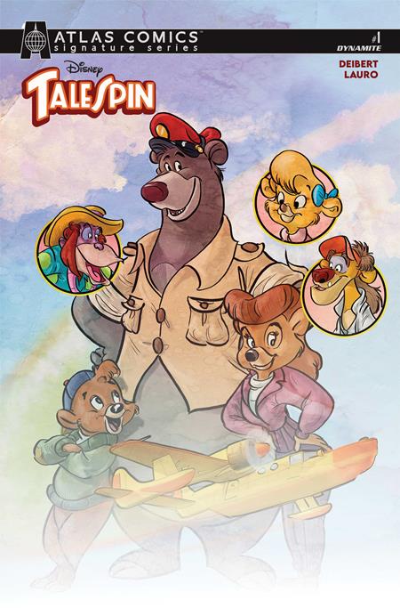 Talespin #1 Cvr H Cat Staggs Atlas Edition Signed by Amanda Deibert and Cat Staggs Var - Cover