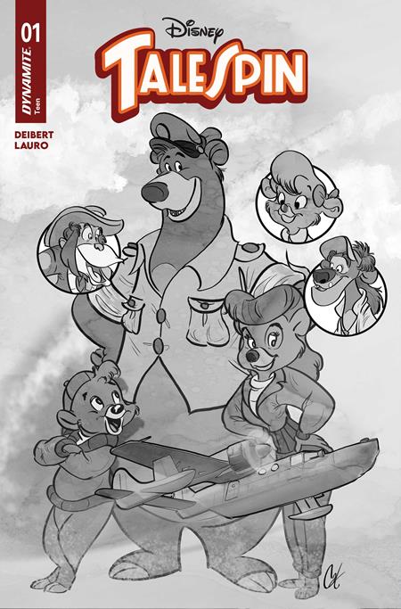Talespin #1 Cvr Q Inc 1:40 Cat Staggs Line Art Var - Cover