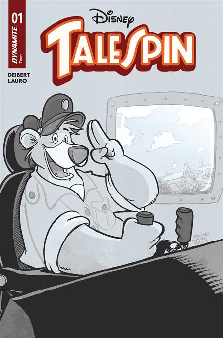 Talespin #1 Cvr R Inc 1:50 Carlo Lauro Line Art Var - Cover