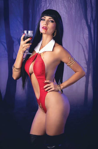 Vampirella vs Red Sonja Red City #1 Cvr H Inc 1:10 Cosplay Vampirella Ivycosplay Virgin Var