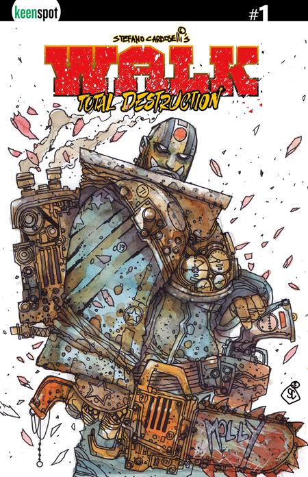 Walk Total Destruction #1 (One Shot) Cvr C Stefano Cardoselli Holofoil Flip Var - Cover