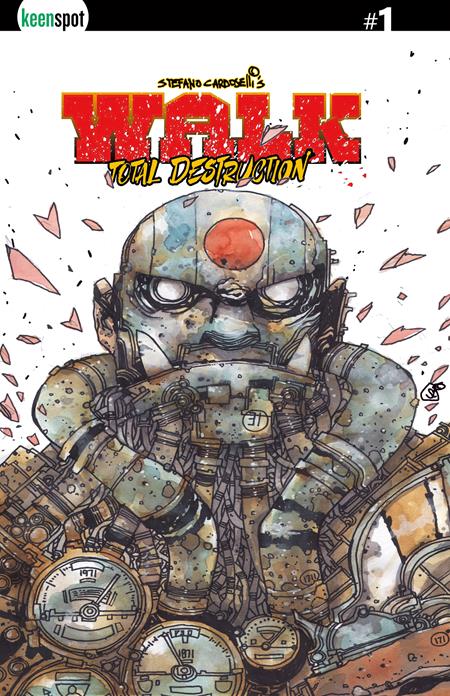 Walk Total Destruction #1 (One Shot) Cvr D Stefano Cardoselli Metal Var - Cover