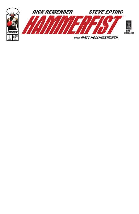 Hammerfist #1 Cvr D Blank Sketch Var (MR) - Cover